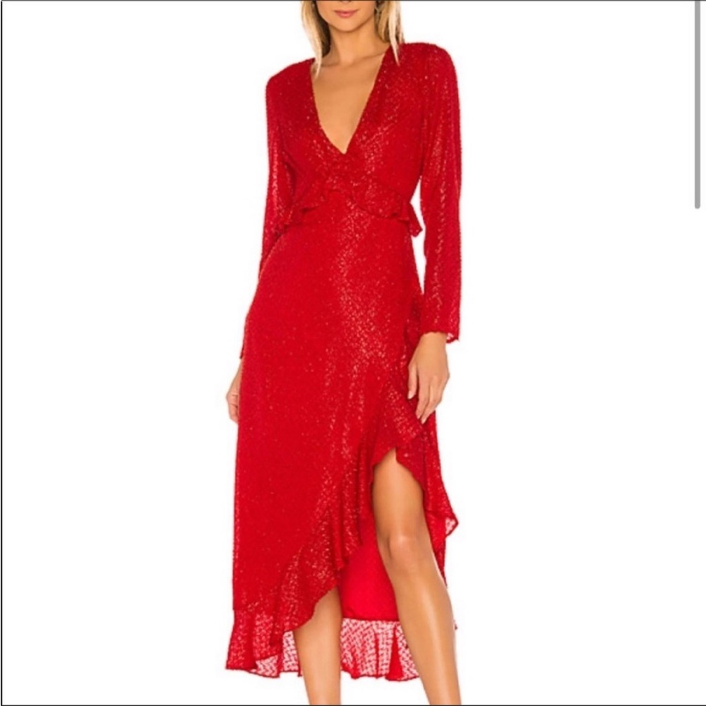NWOT House of Harlow x Revolve Justina Maxi Dress Size Medium. Never worn.